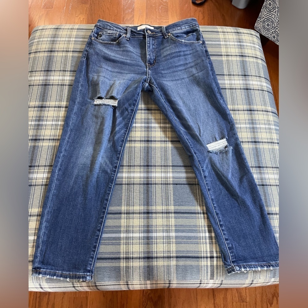 KanCan Marion Boyfriend Jeans Cuffed - Picture 5 of 11